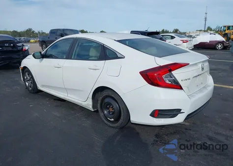 2018 Honda Civic Lx из США, поврежденный, VIN 19XFC2F56JE012727